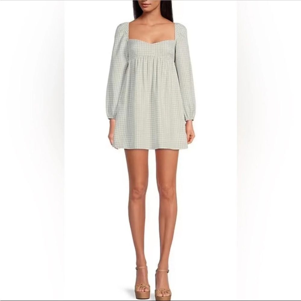 NWT .Gianni Bini  Kennedy Gingham Long